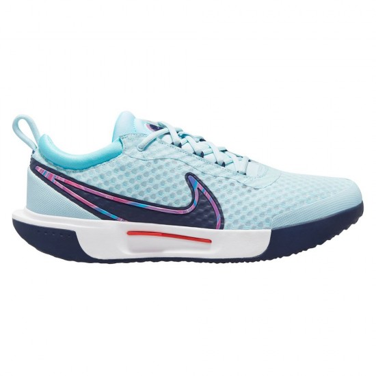 TÊNIS NIKE ZOOM COURT PRO HC - GLACIER BLUE/MIDNIGHT-NAVY